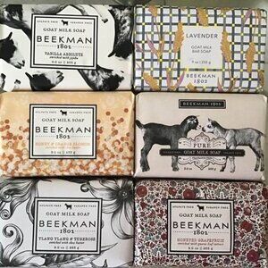 Beekman 1802 6-piece Goat Milk Bar Soap Collection 9 oz. each BRAND NEW